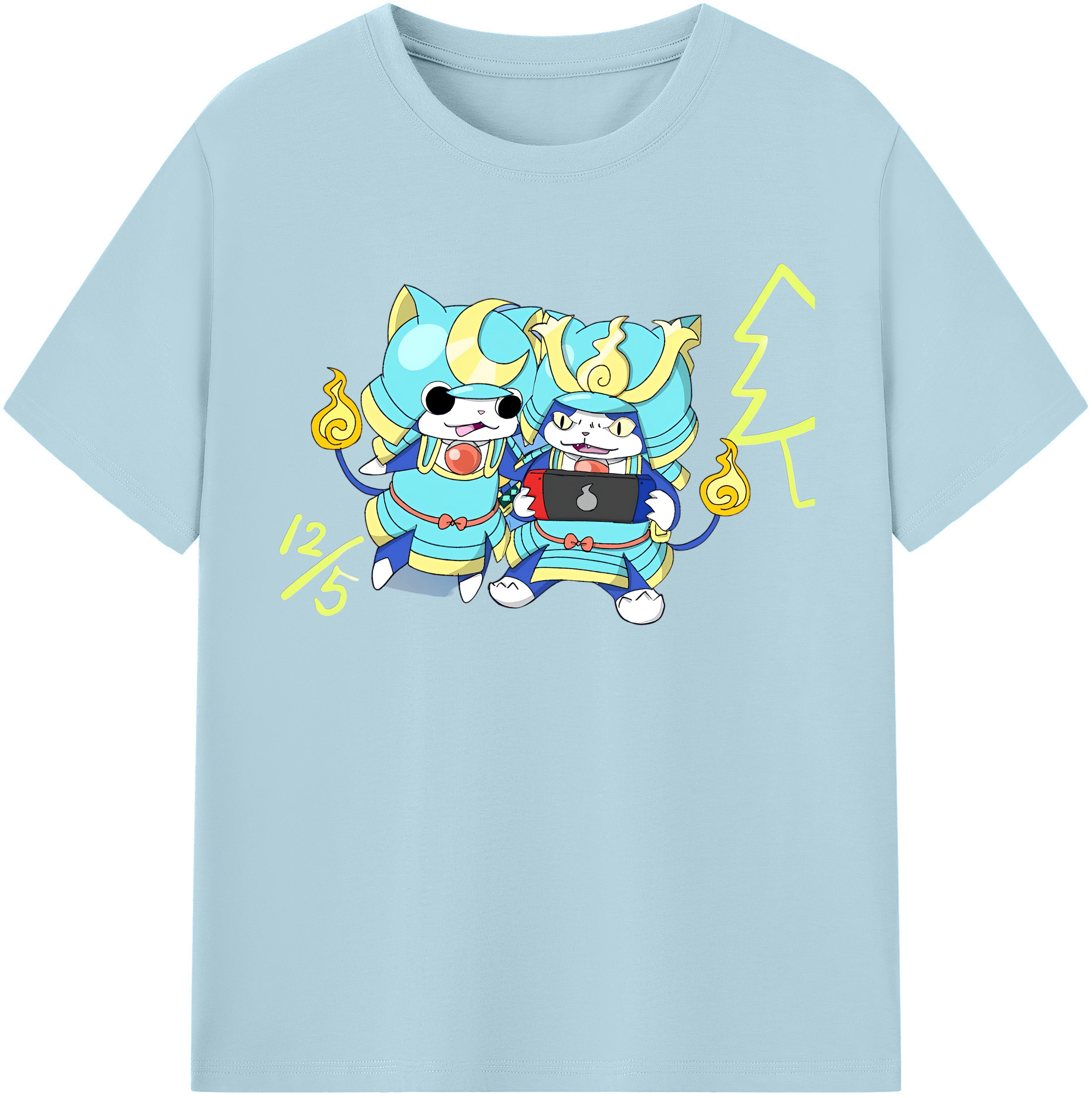 （画像用） 妖怪ウォッチ Yo-kai Watch 綿100％半袖Tシャツ（フロントプリント）